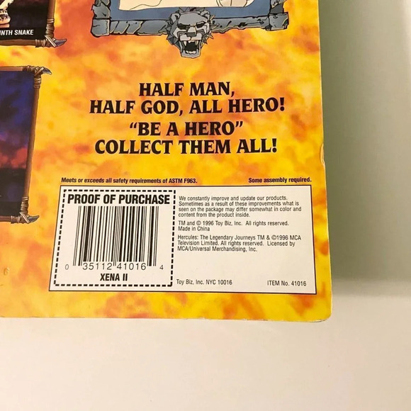 Vintaga 1996 Hercules Legendary Journeys Xena II Warrior Disguise Action Figure - Picture 8 of 16